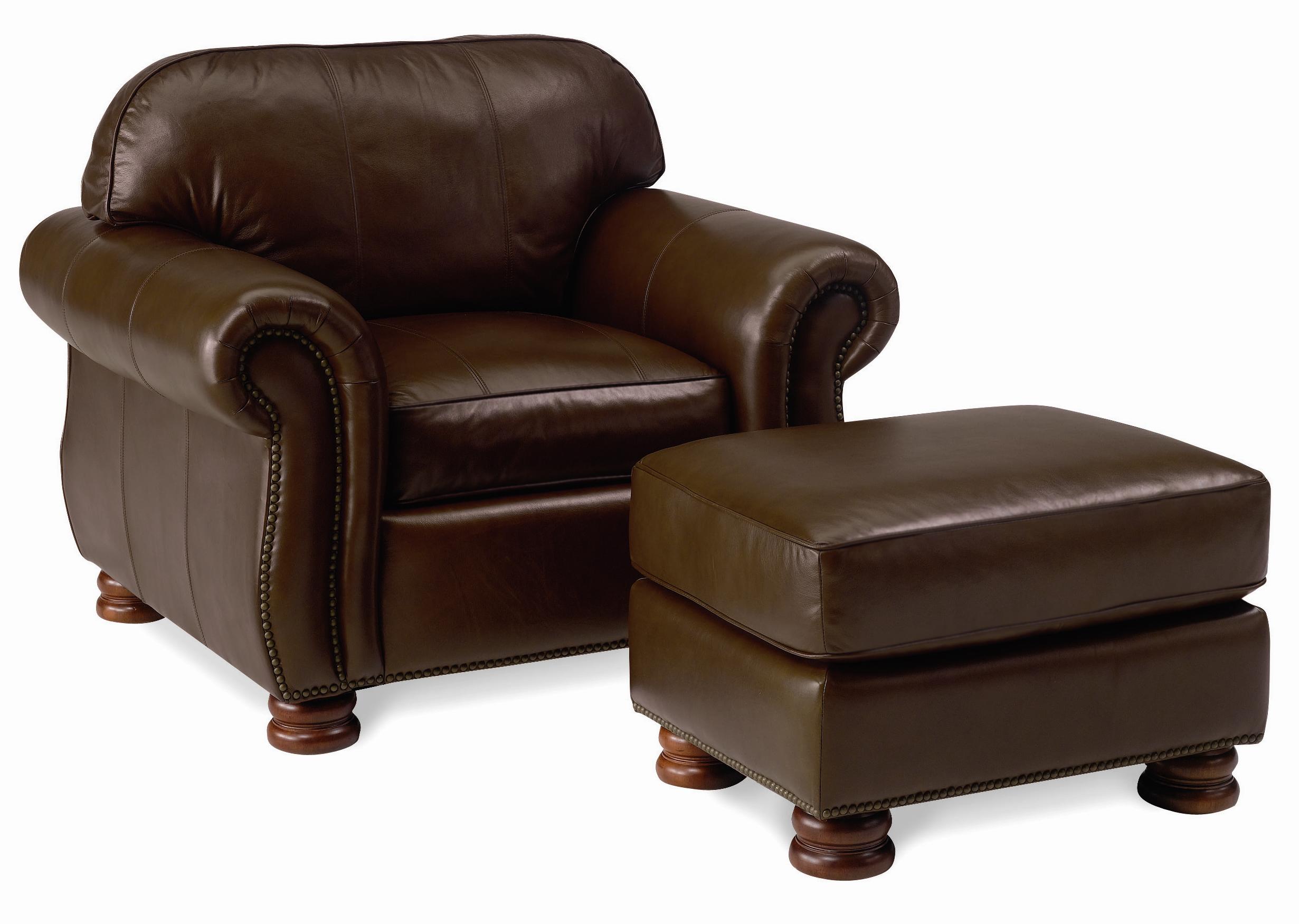 Thomasville top leather chair